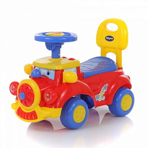 Детская красная машина-каталка Keeping, звуковые эффекты (Baby Care, 556_Red)